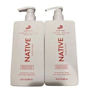 Native Conditioner Candy Cane Holiday Moisturizing Hair 16.5 Oz (2Bottles)